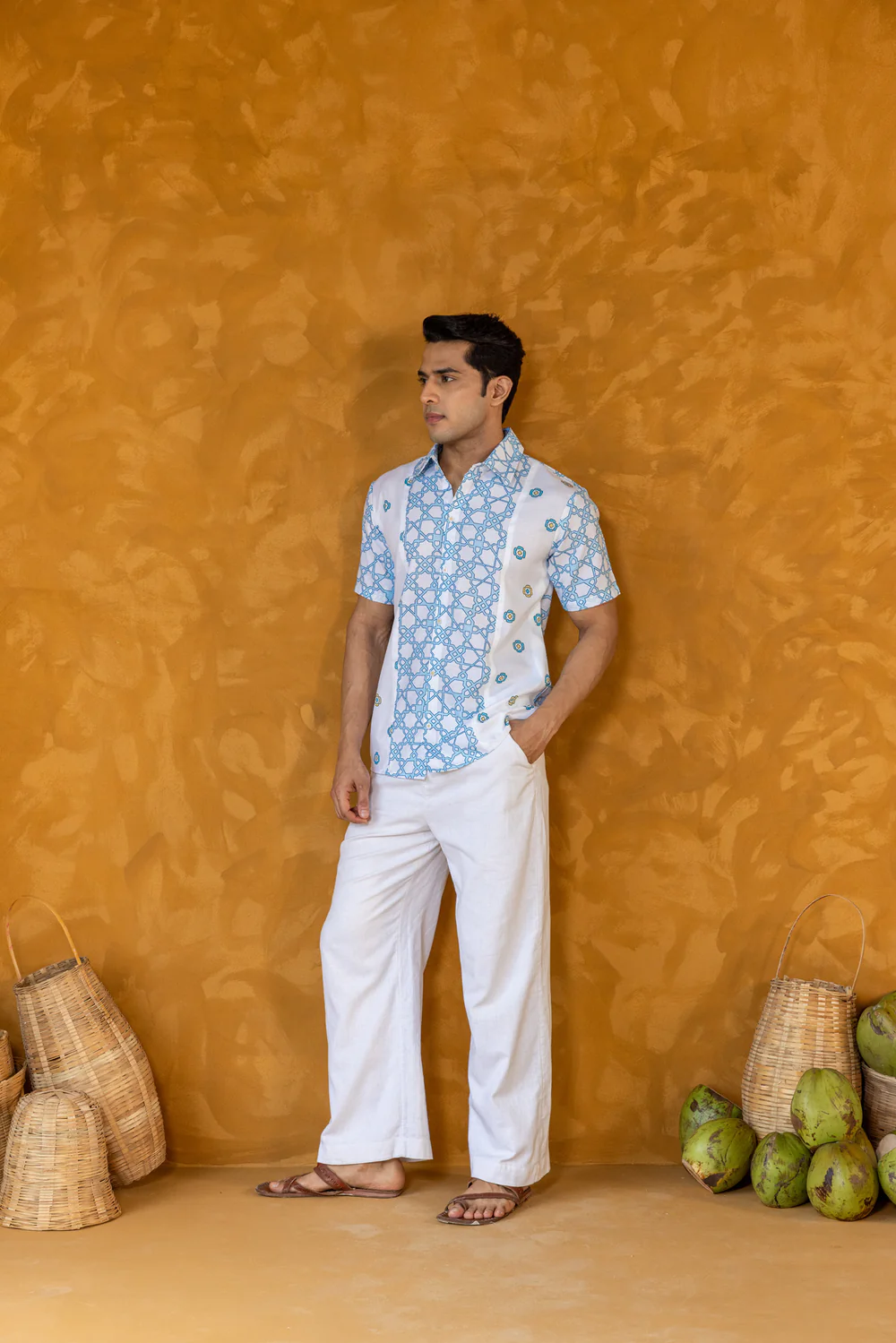 Blue Mosaic Shirt