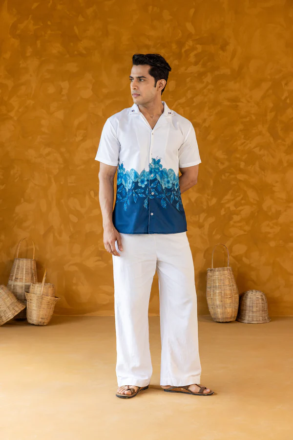 Azure Floral Shirt
